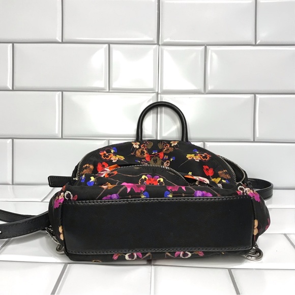 givenchy nano mini backpack Pocket Printed Nylon Black 1181431 Givenchys mini backpack is designed with a number of adjustable buckle Givenchy Star Stud Nano Backpack